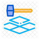 Tile Hammer Tiler Icon