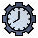 Work Time Time Management Clock Icon