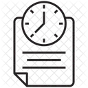 Timeline Timetable Time Plan Icon