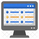 Timeline Web Page Seo And Web Icon