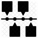 Timeline Workflow Flow Chart Icon