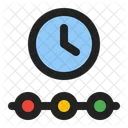 Timeline Phase Clock Icon