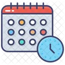 Flex Time Calendar Time Icon