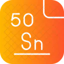 Tin Periodic Table Chemistry Icon