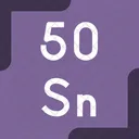 Tin Periodic Table Chemistry Icon