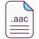 Aac Arquivo Documento Ícone