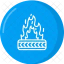 Tire Burning Icon