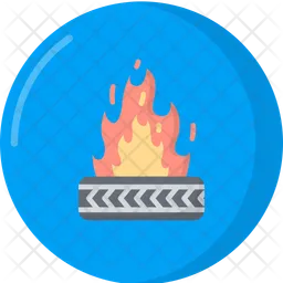 Tire Burning  Icon