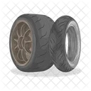 Tire Wheel Car Icon