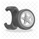 Tire Wheel Car Icon