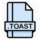 Toast Fichier Extension De Fichier Icône