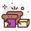 Toast Butter Jam Toast Jam Icon