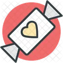 Toffee Heart Sign Icon