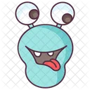 Tongue Out Monster Creature Monster Face Icon