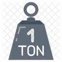 Tonne Weight One Tonne Icon