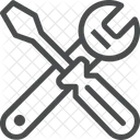 기계 도구 도구 유지 보수 아이콘