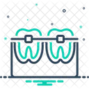 Tooth With Braces Orthodontics Prosthesis Icon