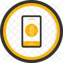 Toque Para Pagar Pago Sin Contacto Tecnologia NFC Icono