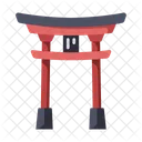 Torii Shrine Statue Icon