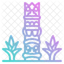 Totem Pole Tiki Icon