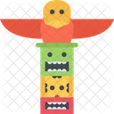 Totem Pole Art Totem Icon