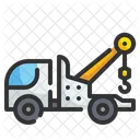 Tow Truck Crane Mechanic Icon