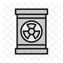 Toxic Barrel Nuclear Waste Nuclear Icon