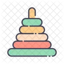 Toy Pyramid Baby Icon