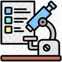 Traceability Report Microscope Icon