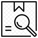 Tracking Parcel Search Icon