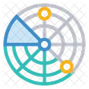 Tracking Satellite Navigation Icon