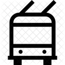 Trackless Trolley Tram Transport Icon