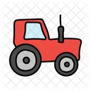 Tractor Agricultural Machinery Farmer Truck Icon