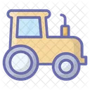 Tractor Agricultural Machinery Farmer Truck Icon