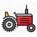 Tractor Agriculture Machine Farming Tractor Icon