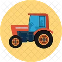 Tractor Truck Construction Icon