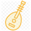 Traditional Oud Duotone Line Icon 아이콘