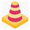 Conoid Construction Cone Traffic Cone Icon