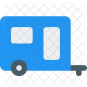 Camping Trailer Caravan Icon