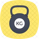 Kg Gewicht Kettlebell Symbol