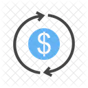 Transaction Dollar Currency Icon