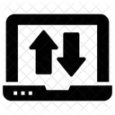 Transferencia De Datos Descarga De Datos Carga De Datos Icono
