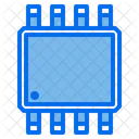 Semiconductor Transistor Chip Icon