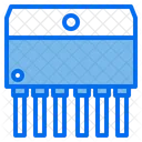 Semiconductor Transistor Chip Icon