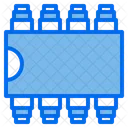 Semiconductor Transistor Chip Icon