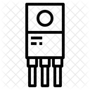 Semiconductor Transistor Chip Icon