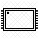 Semiconductor Transistor Chip Icon