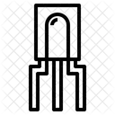 Semiconductor Transistor Chip Icon