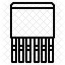 Semiconductor Transistor Chip Icon