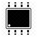 Semiconductor Transistor Chip Icon